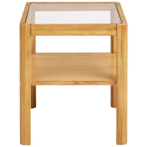 Tavolino Lourmarin-marrone-legno-40x40x45 Cm - Foto 2