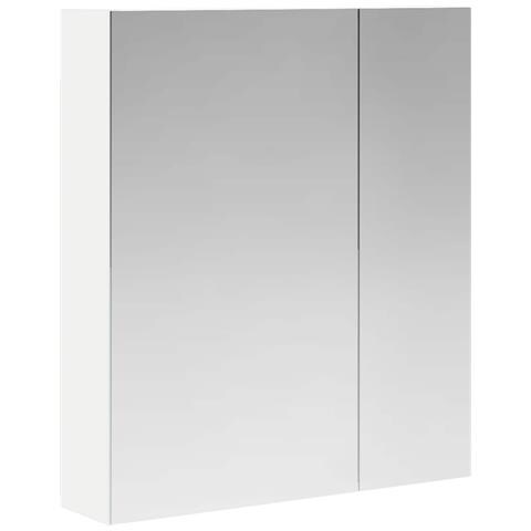 Mobiletto per specchio da bagno Bianco 60 x 14,5 x 70 cm - Foto 1