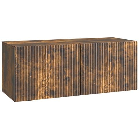 Mobile Porta TV da Muro Rovere Fumo 78,5 x 31 x 30 cm - Foto 1