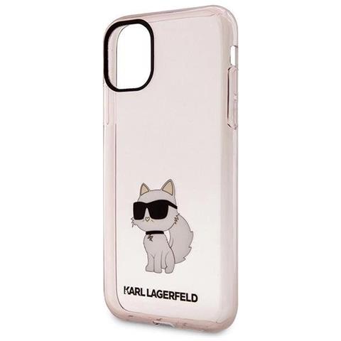 Karl Lagerfeld Klhcn61hnchtcp Custodia Per Iphone 11 / Xr 6,1 Rosa /rosa Ikonik Choupette - Foto 2
