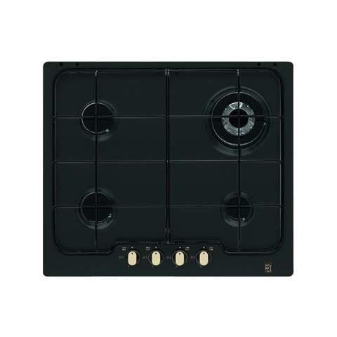 Piano Cottura PN640RUV a Gas 4 Fuochi Gas Colore Nero  - Foto 2