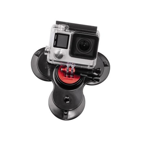 Supporto con tre ventose per GoPro - Foto 1