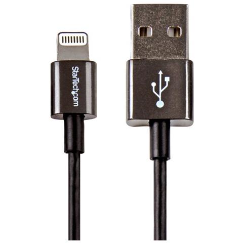 Cavo Lightning a USB con connettori in metallo Apple Premium - 1 m - Nero - Foto 1