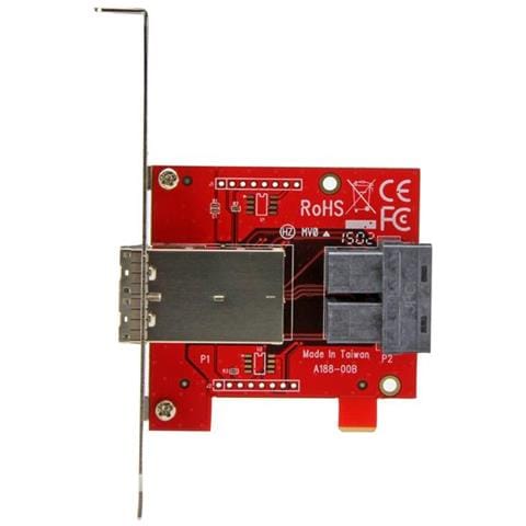 Adattatore Mini-SAS - Dual SFF-8643 a SFF-8644 - con Staffa Intera e a Mezzo Profilo - 12Gbps - Foto 4