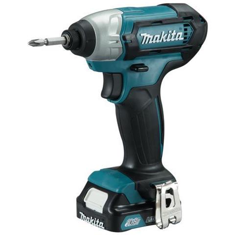 Avvitatore A Percussione A Batteria Td110dsmj 10,8 Volt Blu Nero 2 Batterie Agli Ioni Di Litio 4,0 Ah - Foto 5