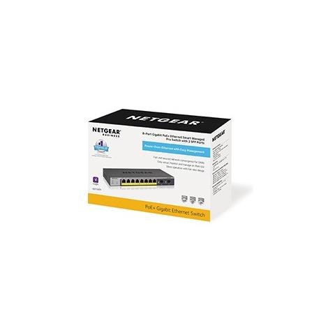 Switch GS110TP 8 Porte Ethernet PoE 10 / 100 / 100 Mbps RJ45 con 2 Porte SFP Managed - Foto 4