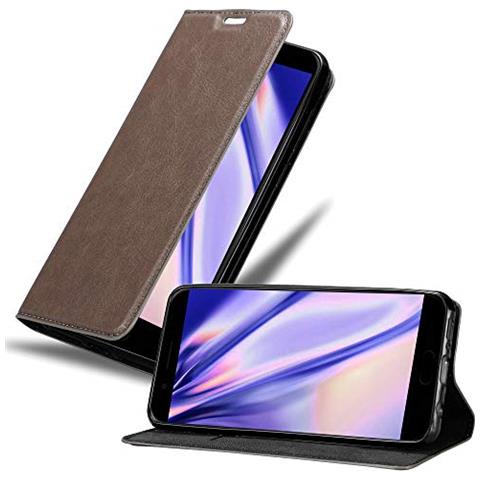 Custodia Compatibile Con Xiaomi Black Shark In Bruno Caffè - Coperchio Protettiva Con Chiusura Magnetica, Funzione Stand E Tasca Per Le Carte - Foto 1