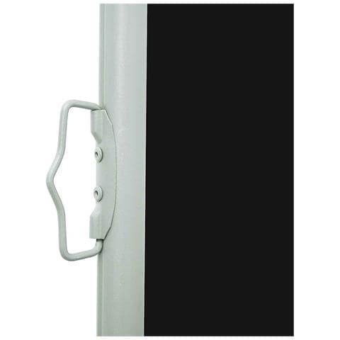 Tenda Laterale Retrattile per Patio 600x160 cm Nera - Foto 2