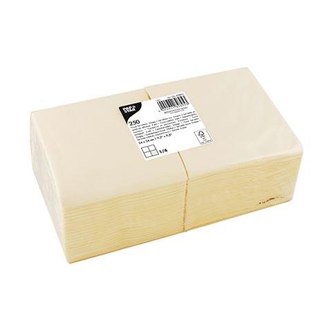 82895 tovagliolo di carta Carta velina Crema 250 pz - Foto 1