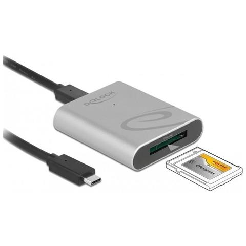 91751 Lettore Di Schede Usb 3.2 Gen 1 (3.1 Gen 1) Type-c - Argento - Foto 1
