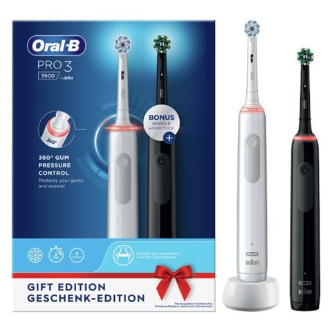 Oral-B PRO 3 3900 Duopack Black-White Edition - Foto 3