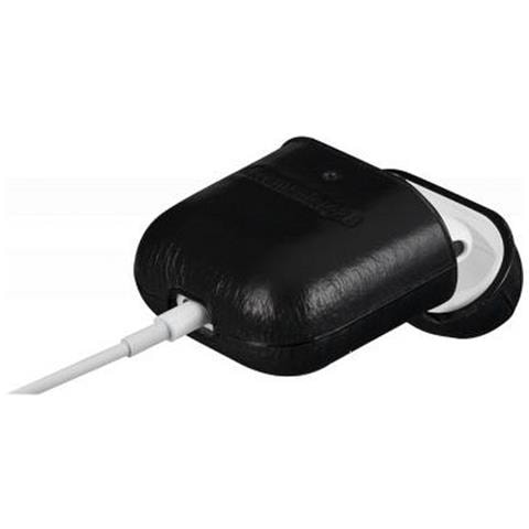 Copenhagen - Custodia Per Airpods In Pelle Pieno Fiore - Nero - Foto 7