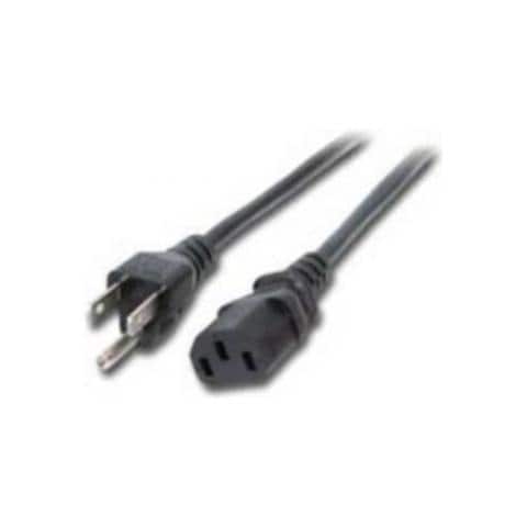 E40004, Maschio / femmina, Power plug type B, C13 coupler, Dritto, Dritto, Nero - Foto 1