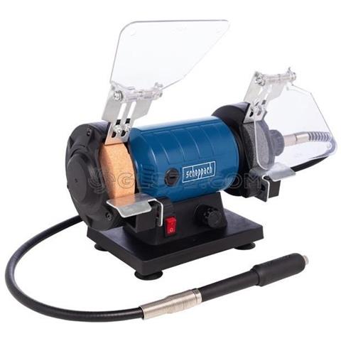 Smerigliatrice Mola Da Banco Lucidatrice Flessibile Hg35 + Kit Frese - Foto 14