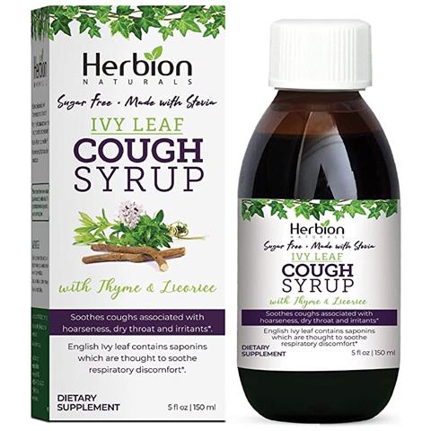 Sciroppo Per La Tosse Alle Foglie Di Edera Con Timo E Liquirizia, 5 Ml - Lenisce La Gola E Allevia I Disturbi Respiratori - Per Adulti, Bambini Dai 13 Mesi In Su, Senza Alcool, Senza Zucchero Con Stevia - Foto 1