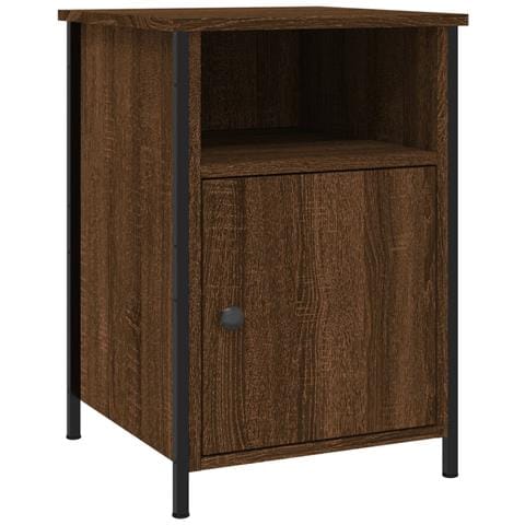 Comodino Rovere Marrone 40x42x60 Cm In Legno Multistrato - Foto 1