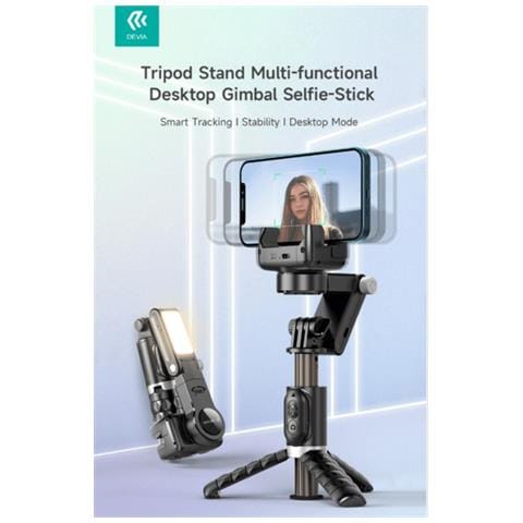 Asta Selfie Q18 Con Treppiede Gimbal 2d Telecomando E Luce - Foto 1