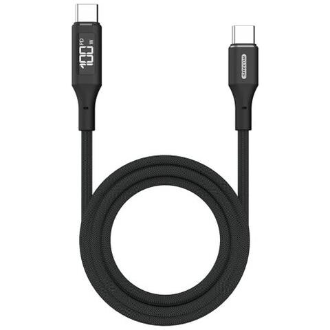 Cavo Usb C Sitecom Ca 1005 Led Display Black Black - Foto 1