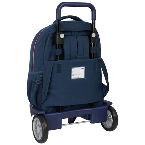 Trolley Per La Scuola Classic Blu Marino 33 X 45 X 22 Cm - Foto 3