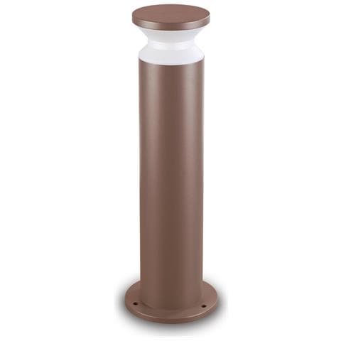 Piantana Contemporanea Torre Alluminio Coffee 1 Luce E27 15w Ip44 - Foto 1