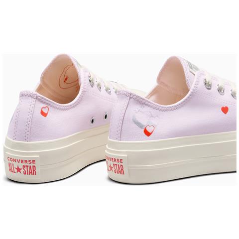 Chuck Taylor All Star Lift Platform Y2k Heart A09115c, Donne, Bianca, 38 - Foto 7