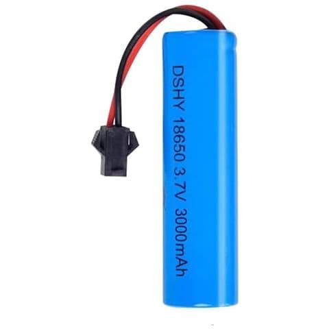 1 Pezzo Batteria Agli Ioni Di Litio 3.7v 3000mah Spina Sm-2p Compatibile Con De45 De42 1:14 Fuoristrada E Drift Racing - Foto 1
