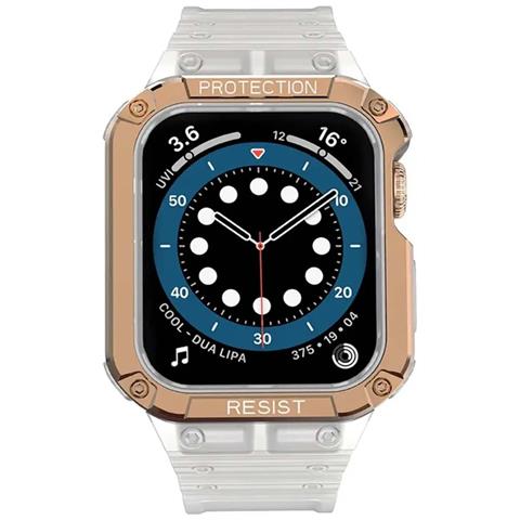 Cinturino Per Apple Watch 42/44/45mm In Tpu Integral Ultimate, Bianco - Foto 6