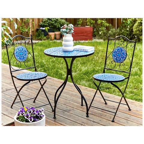 Tavolino Bistrot Cigliano 60 Cm 60 Cm Metallo Nero - Foto 8