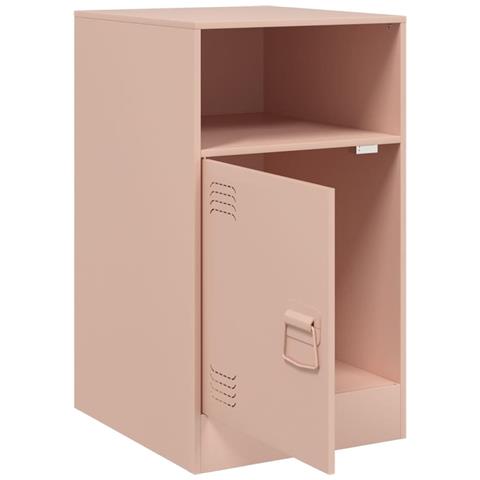 Comodini 2 pz Rosa 34,5x39x62 cm in Acciaio - Foto 2