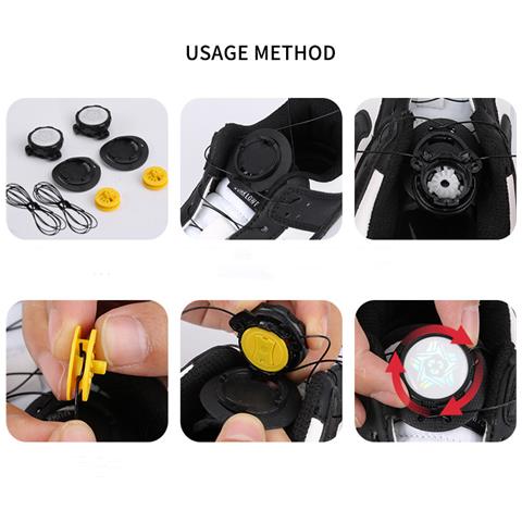 Lacci Autobloccanti Che Non Necessitano Di Essere Allacciati Black - Foto 2