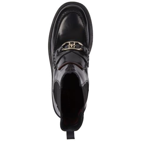 Hardware Loafer Boot Stivaletti Pelle Scarpe Donna Nero Eu 38, Fw0fw07317 Bds - Foto 3