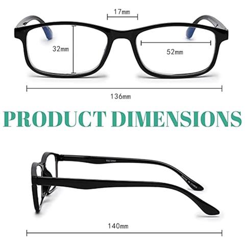 Occhiali Da Computer Lettura +2 Filtro Luce Blu 4 Pezzi - Foto 4