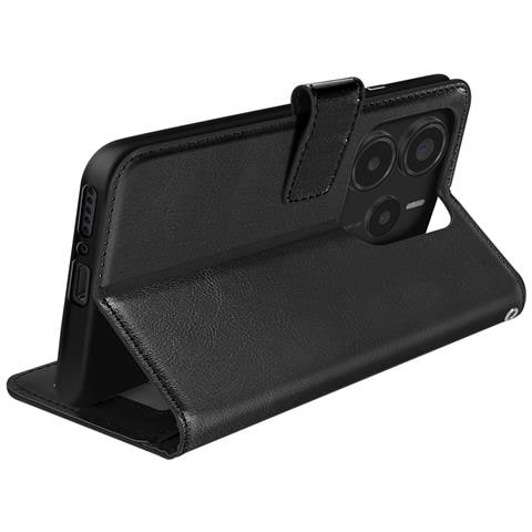 Custodia A Portafoglio Con Laccetto Per Xiaomi Redmi Note 14 5g, Nero - Foto 2