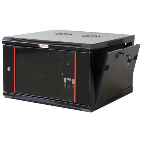 I-CASE EWT-2406BK rack 6U Da parete Nero - Foto 1