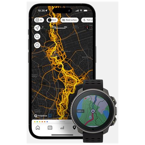 Suunto Vertical Solar 3,56 cm (1.4") A matrice di punti 49 mm 280 x 280 Pixel Touch screen Nero GPS (satellitare) - Foto 4