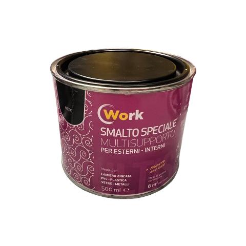 Iris Work - Smalto Speciale Multisupporto 500 Ml Nero - Foto 1