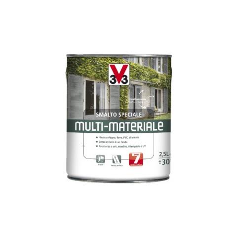 Smalto Multimateriale 4 In 1 Lt. 2,50 Nero Satinato - Foto 1