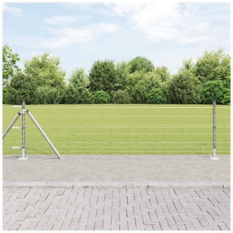 Recinzione Euro da Esterno con Base in Cemento 50 x 0,4 m Rete - Foto 2