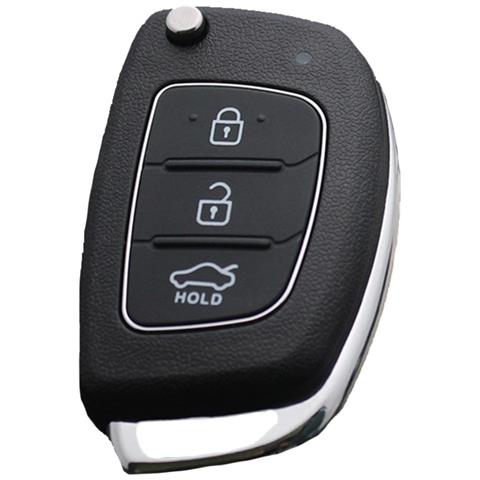 Guscio Chiave Auto 3 Pulsanti Compatibile Con Hyundai Kia - Sostituisci Il Tuo Guscio Danneggiato - Foto 1