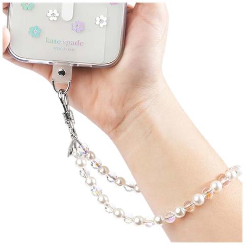 Laccetto Per Telefono Universale Design Rock Candy, Bianco - Foto 5