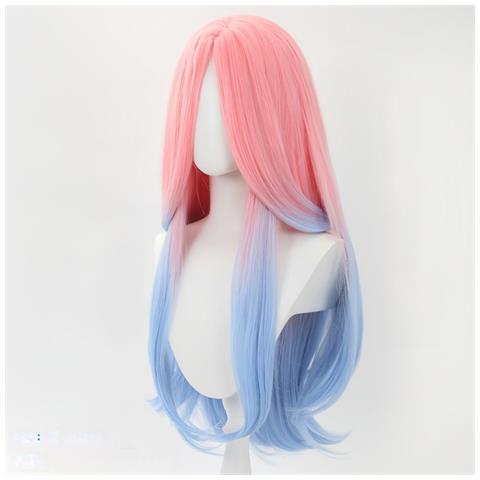 Parrucca Cosplay Colorata: Capelli Sintetici Termoresistenti Per Giochi Di Ruolo Anime E Feste - Foto 2
