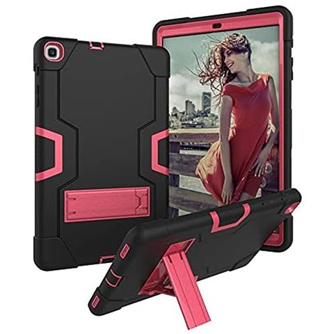 Custodia Per Samsung Galaxy Tab A7 10.4"" Antiscivolo Con Supporto Nero - Foto 2