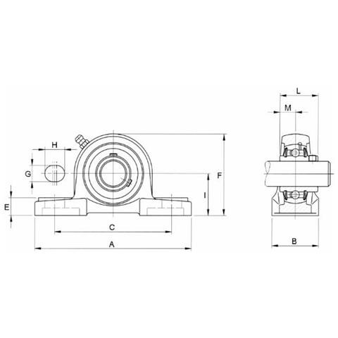Supporto Dritto Ucp 204 Smart - Foto 2