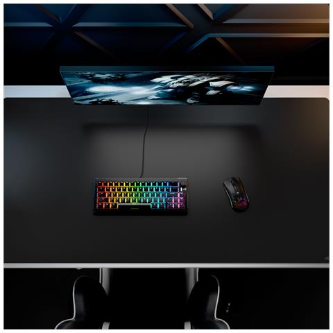 GLO-MP2-CLTH-EGL-3XL-BLK tappetino per mouse Tappetino per mouse per gioco da computer Nero - Foto 2