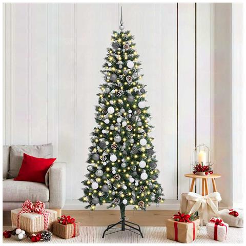 Albero di Natale artificiale Verde 210 cm PVC - Foto 2