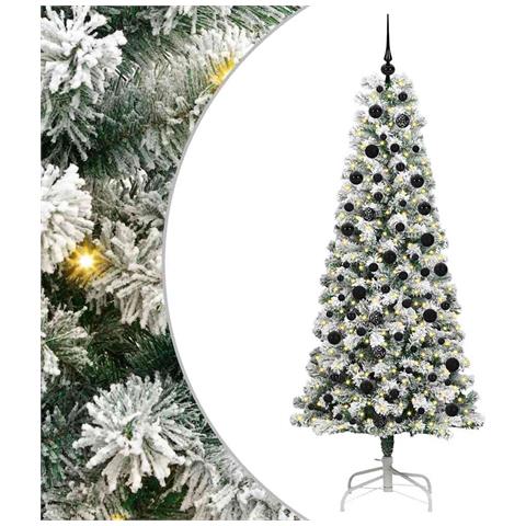 Albero di Natale Artificiale con Rami Pieghevoli 210 cm - Foto 1