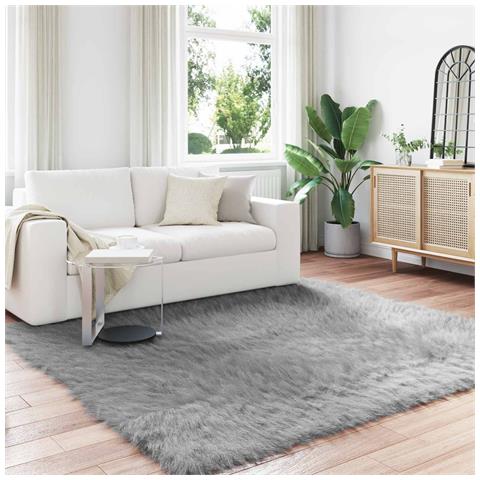 Tappeto Pecora Tafalla Grigio 200 x 200 cm Poliestere - Foto 2