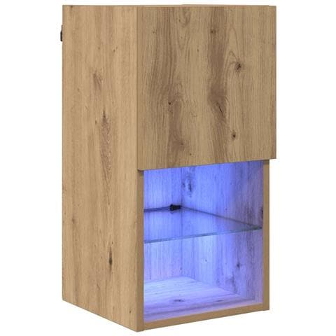 Mobile TV da Parete Rovere artigianale 30,5 x 30 x 60 cm - Foto 1