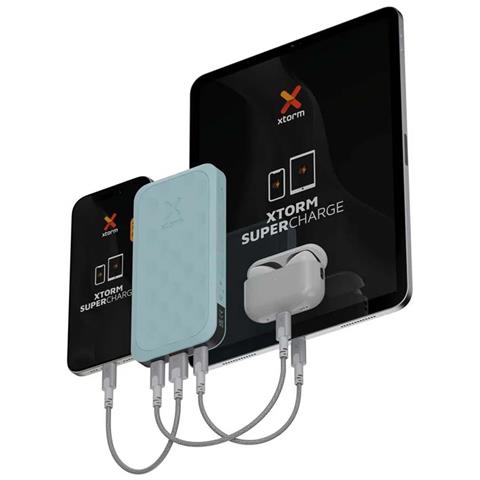 Batteria Esterna 10000 Mah 20 W Usb-c Ricarica Rapida, Blu - Foto 5