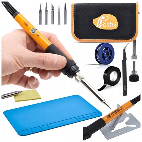 Saldatore Di Precisione Con Potenziometro Op60w - Set Completo Con Accessori | 60 W, 200-450 °c | Per Lavori Di Precisione E Riparazioni - Foto 1